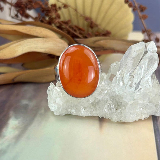 Carnelian Oval Ring