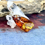 Polished Amber Nugget Pendant