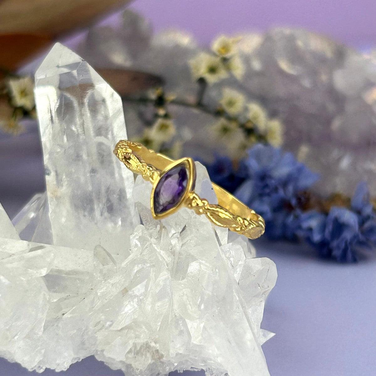 Amethyst Gold Jewellery