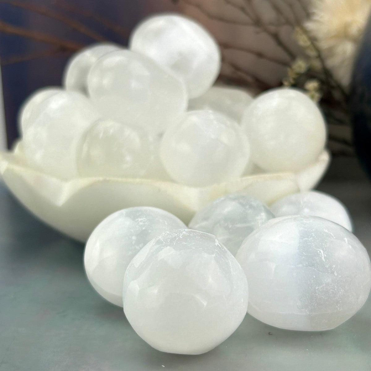 Polished Selenite Stone