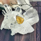 Citrine Large Size Ring