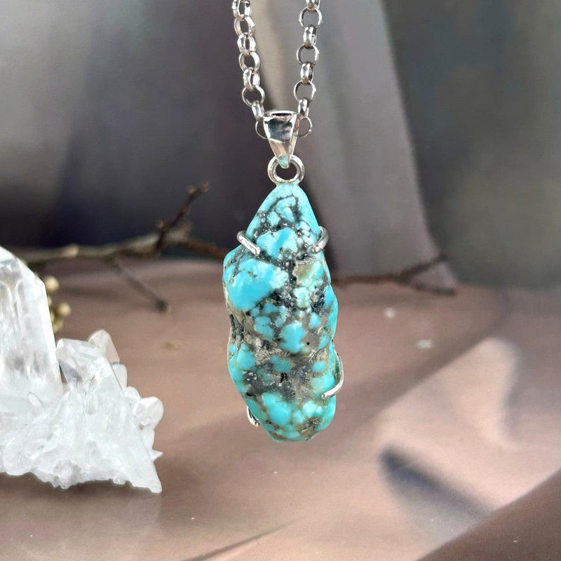 Turquoise Organic Pendant