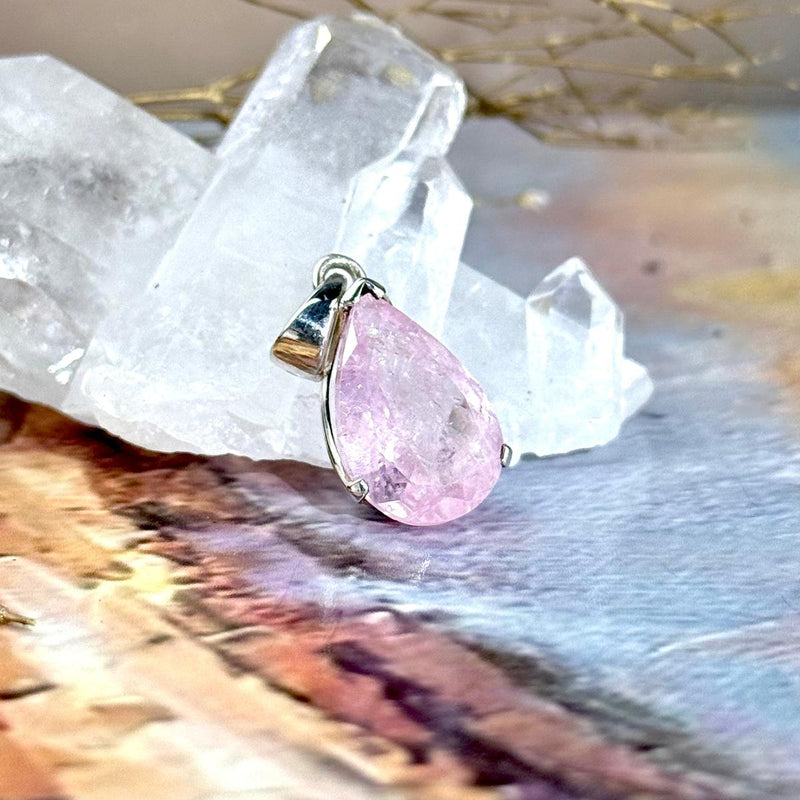 Pink Beryl Gemstone Pendant