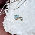 Round Aquamarine Pendant