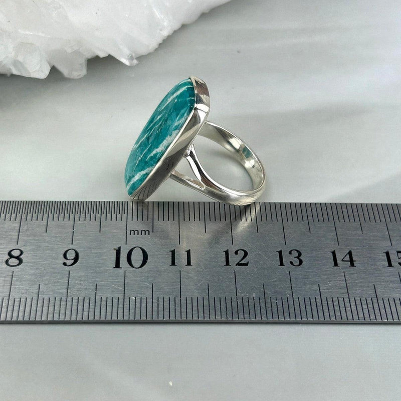 Amazonite Feature Ring