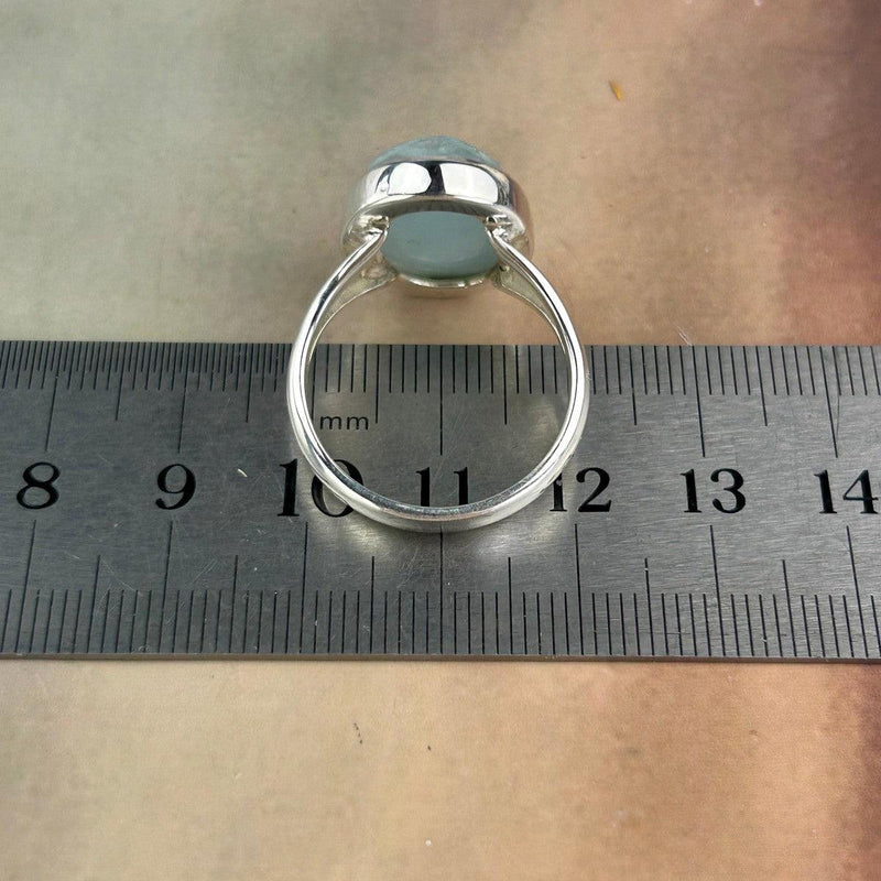 Split Band Crystal Ring