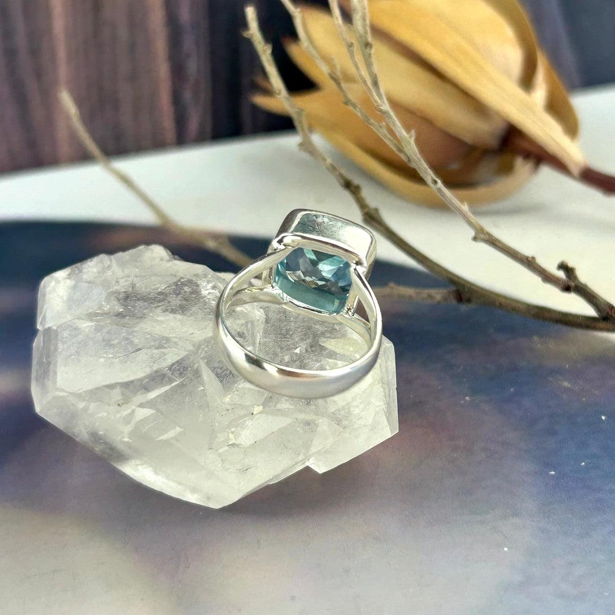 Women's Blue Topaz Ring