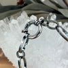 Donut Clasp Silver Chain