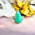 Green Chalcedony Ring