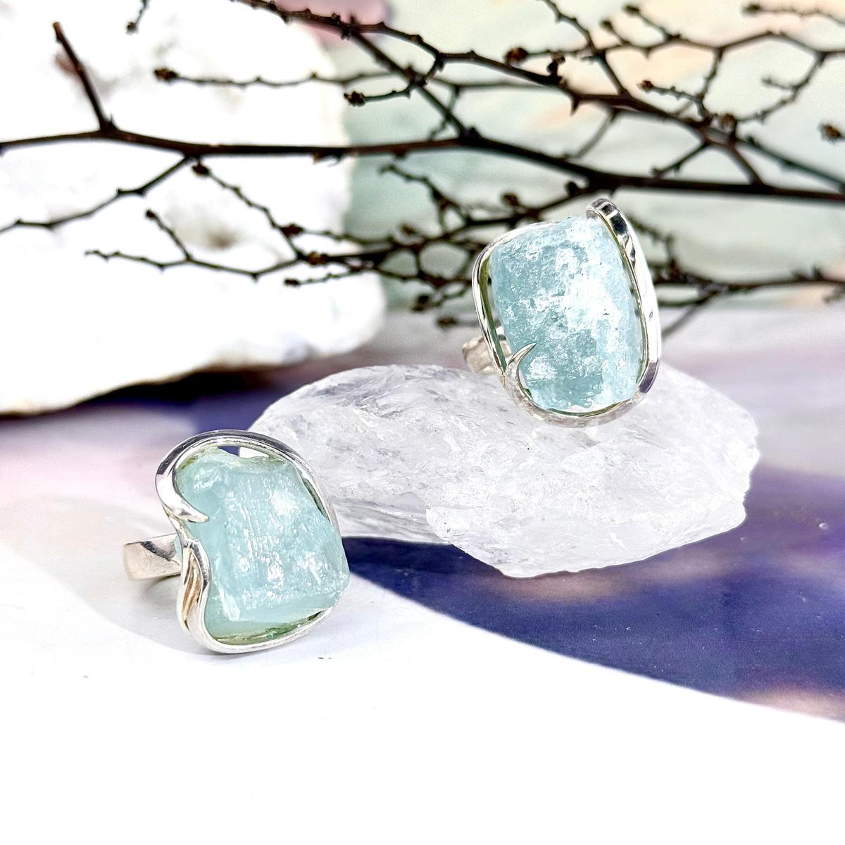Chunky Aquamarine Ring