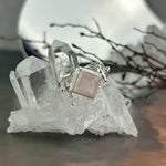 Rose Quartz Diamond Cut Ring