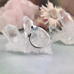Large Size Blue Topaz Ring