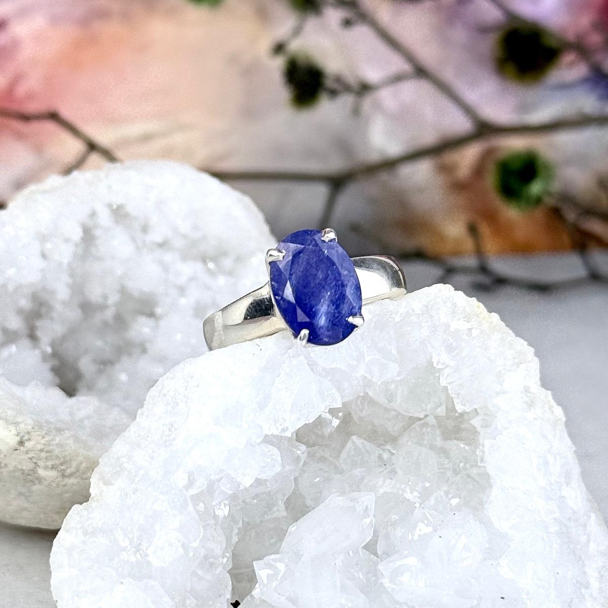 Deep Blue Gemstone Ring