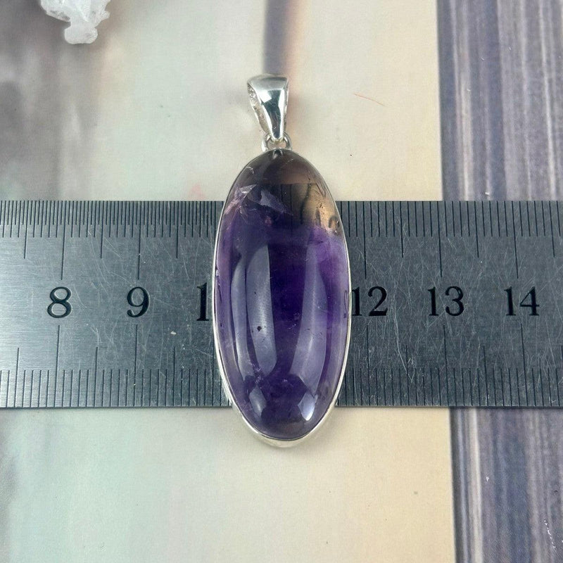 Ametrine Elongated Oval Pendant