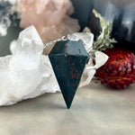 Bloodstone Crystal Pendulum