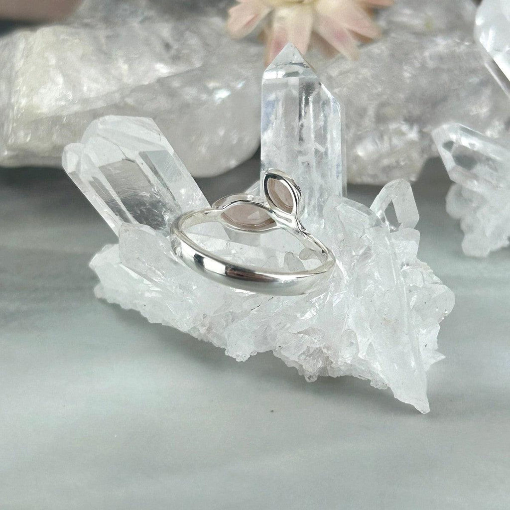 Sterling Silver Rose Quartz Ring
