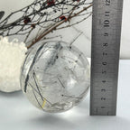 Quartz With Black Tourmaline Sphere
