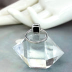 Assorted Gemstone Emerald Cut Ring