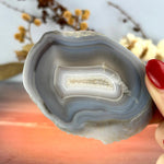 Real Agate Crystal Slice