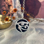 Black Onyx Eye Of Horus Pendant