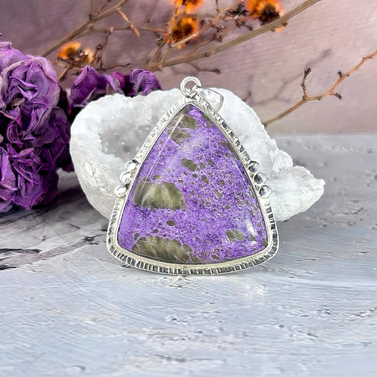Purpurite Crystal Jewelry 