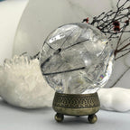 Clear Quartz With Black Tourmaline Rutile