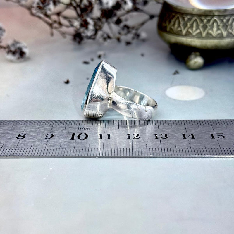 Blue Topaz Cocktail Ring