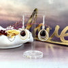 Amber Teardrop Drop Earrings