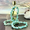 Amazonite Crystal Bead Bracelet