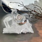 Rose Quartz Modern Design Ring