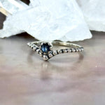 Sapphire Sterling Silver Ring