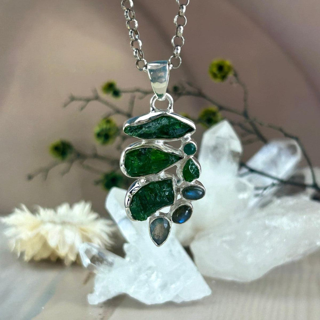 Vibrant Colour Crystal Pendant
