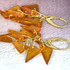 Amber Gold Earrings