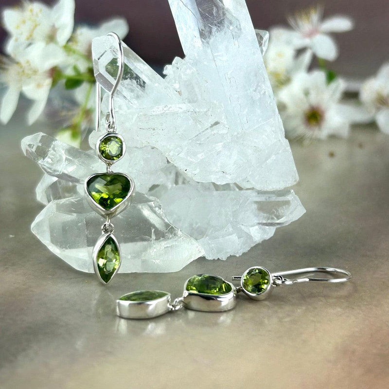 Peridot Sterling Silver Earrings