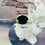Black Onyx Witch Ring