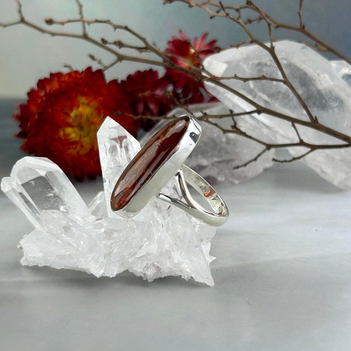 High Vibration Crystal Ring