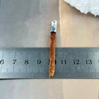 Crystal Wand Silver Pendant