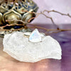Moonstone Trillion Cut Ring