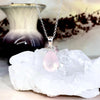 Pastel Pink Crystal Necklace