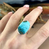 Genuine Turquoise Stone Ring