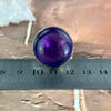 Large Purple Crystal Ring