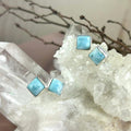 Larimar Sterling Silver Studs