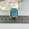 Aquamarine Bold Crystal Ring