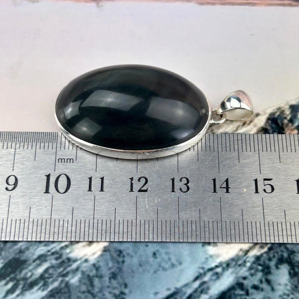 Obsidian Cabochon Pendant