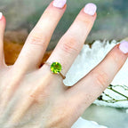 Assorted Gemstone Brilliant Cut Ring