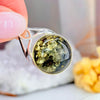 Baltic Green Amber Round Celtic Pendants