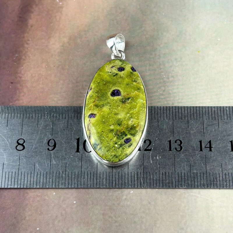 Elongated Oval Atlantisite Pendant