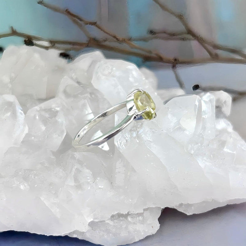 Yellow Gemstone Ring