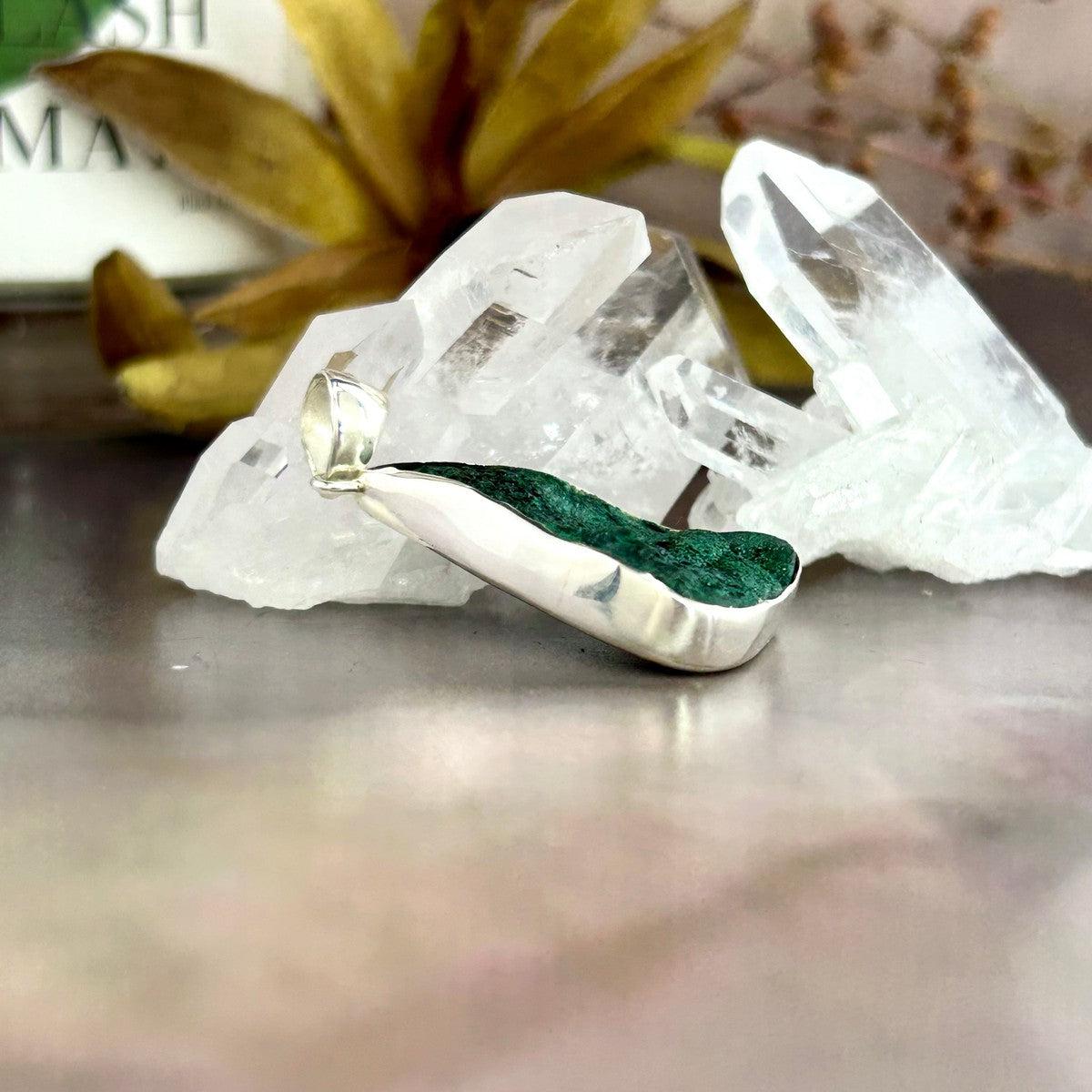 Crystal Druzy Raw Pendant