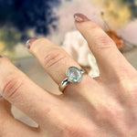 Classic Style Aquamarine Ring
